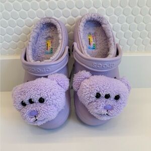 CROCS X Lazy Oaf 3 eyed bear classic lined clog